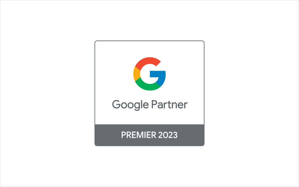 Google Partner 上位３％の「2023 Premier Partner」に認定